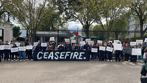 Jews Blockade the White House Demanding Ceasefire